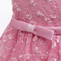 Girls Flower Vintage Floral Sleeveless Dress Kids Wedding Party Evening Formal Dresses Children Pageant Dance